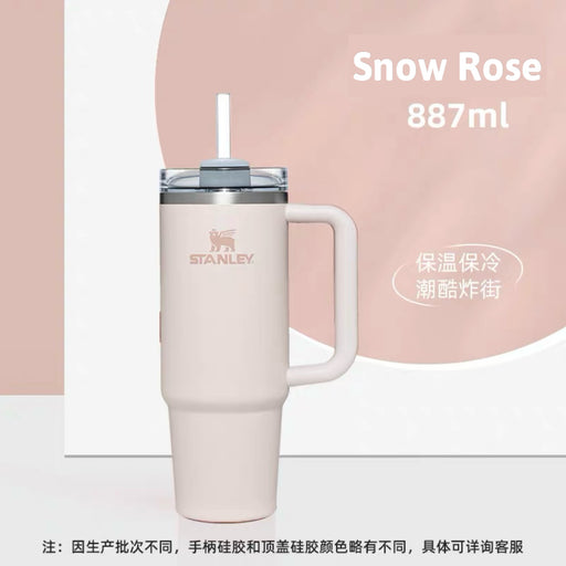 Stanley China - The Quencher H2.0 Tumbler 887ml/30oz Snow Rose Pink