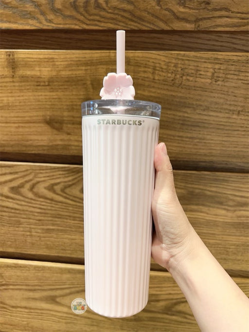 Starbucks Hong Kong - Sakura Cherry Blossom 2024 Collection x PINK FLORAL DÉCOR SS COLD CUP 16OZ