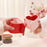 Starbucks China - Valentine’s Pink Kitty 2024 - 2. Heart-Shaped Pair Ceramic Mug Set 177ml