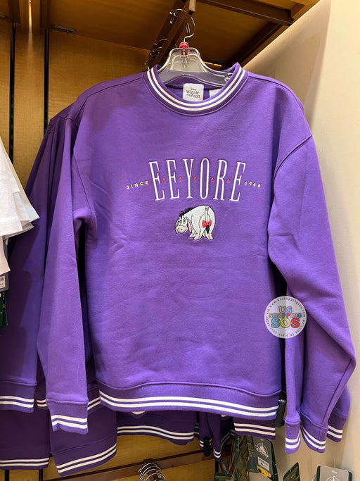 DLR/WDW - Winnie the Pooh & Friends - Eeyore Embroidered Pullover Fleece Sweatshirt (Adult)