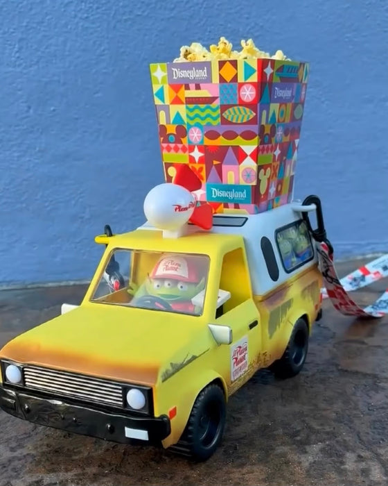 (Preorder) DLR - Pixar Fest 2024 - Toy Story Alien Pizza Planet Yellow Truck 3D Popcorn Bucket