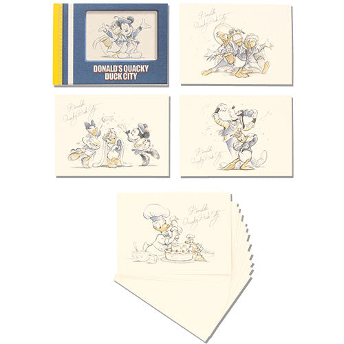 TDR - "Donald's Quacky Duck City" Collection - Post Cards Set (Release Date: May 16)