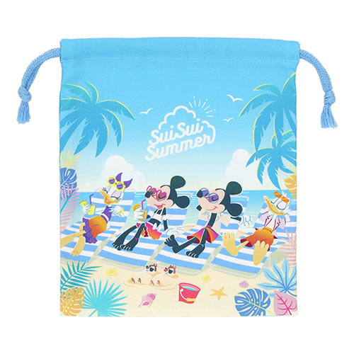 TDR - Sui Sui Summer Collection x Mickey & Friends Drawstring Bag (Release Date: June 13, 2024)