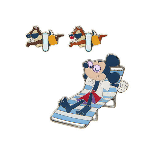 TDR - Sui Sui Summer Collection x Mickey & Friends Pins Badges Set (Release Date: June 13, 2024)