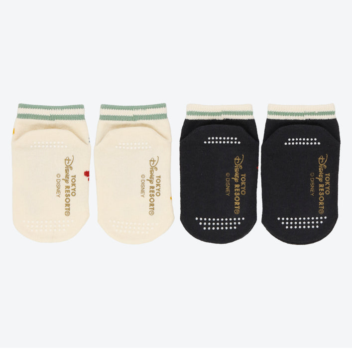 TDR - "Let's go to Tokyo Disney Resort" Collection x Mickey & Friends Socks Set of 2 for Baby (Release Date: April 25)