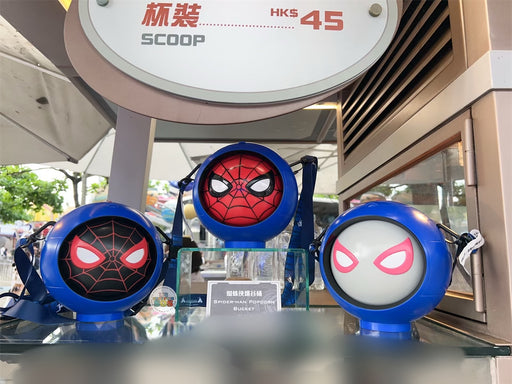 HKDL - Marvel Season of Superheroes x Face Changing Spider Man Popcorn Bucket