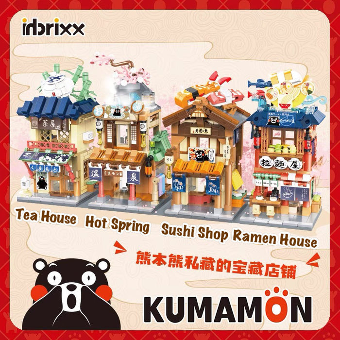 Inbrixx Building Blocks - Kumamon Japanese Sushi Restaurant 327PCS