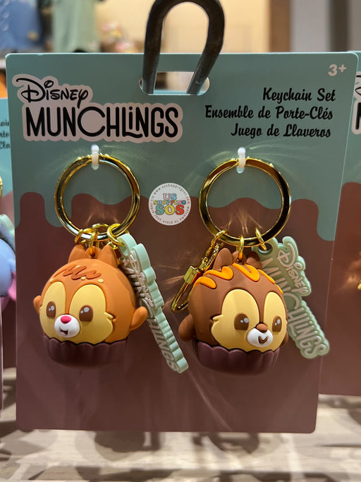 DLR/WDW - Munchlings Keychain Set of 2 - Chip & Dale