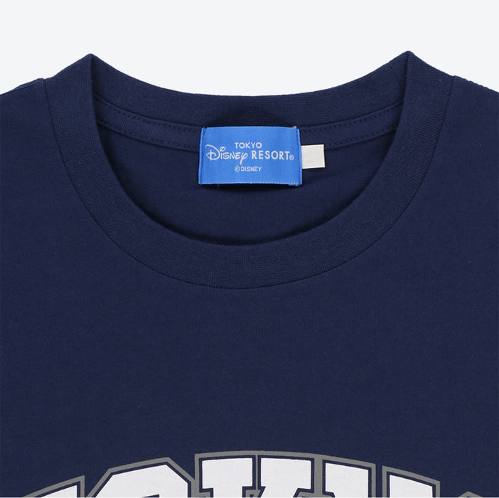 TDR - Tokyo Disney Resort "College Logo" Design T Shirt for Adults (Color: Navy) (Release Date: Apr 27)