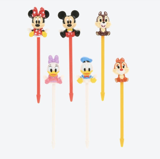 On Hand!!! TDR - Food Picks Bento Lunch Accessories x Mickey Mouse & Friends