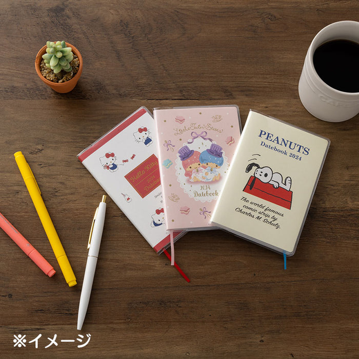 Japan Sanrio - Schedule Book & Calendar 2024 Collection x Little Twin Stars Pocket Date Book 2024
