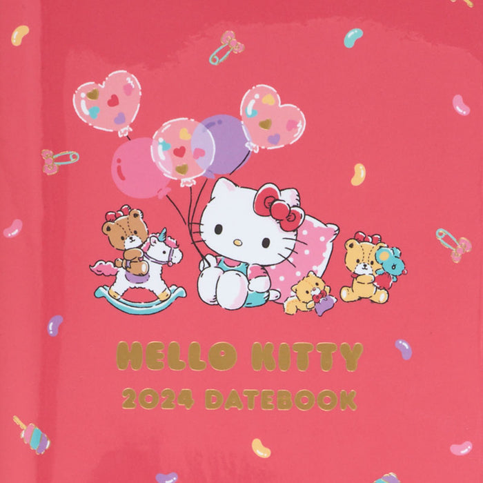 Japan Sanrio - Schedule Book & Calendar 2024 Collection x Hello Kitty B6 Datebook 2024