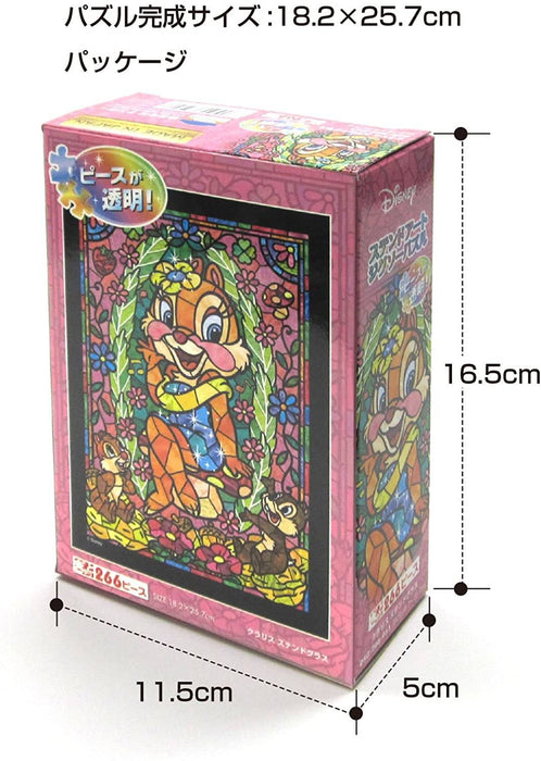 Japan Tenyo - Disney Puzzle - 266 Pieces Tight Series Stained Art - Stained Glass x Clarice