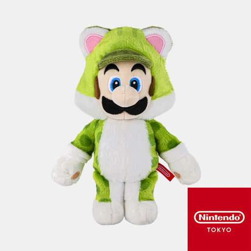 Japan Nintendo - Super Mario Cat Luigi Plush Keychain