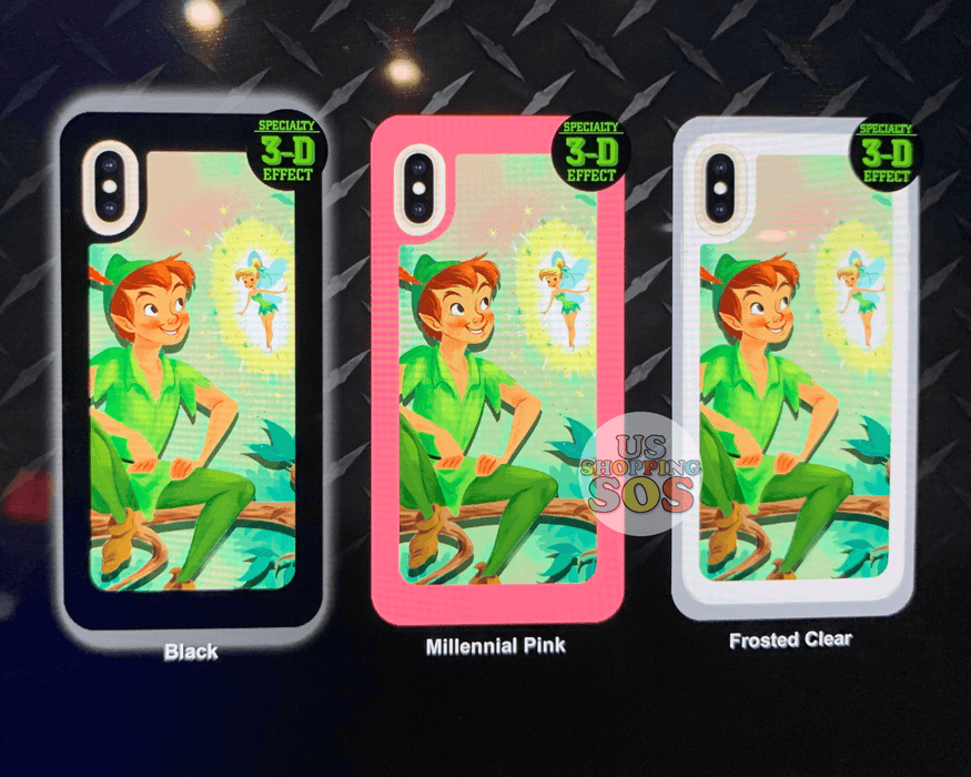 DLR - Custom Made Phone Case - Peter Pan & Tinker Bell Perfect Partners (3-D Effect)