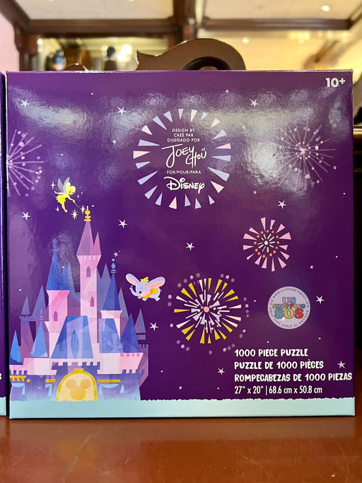 DLR/WDW - Disney x Joey Chou - Disney Attractions Firework Night 1000 Piece Puzzle 27” x 20”