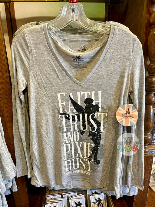 WDW - Epcot World Showcase United Kingdom - Tinker Bell “Faith Trust and Pixie Dust” T-shirt (Adult)