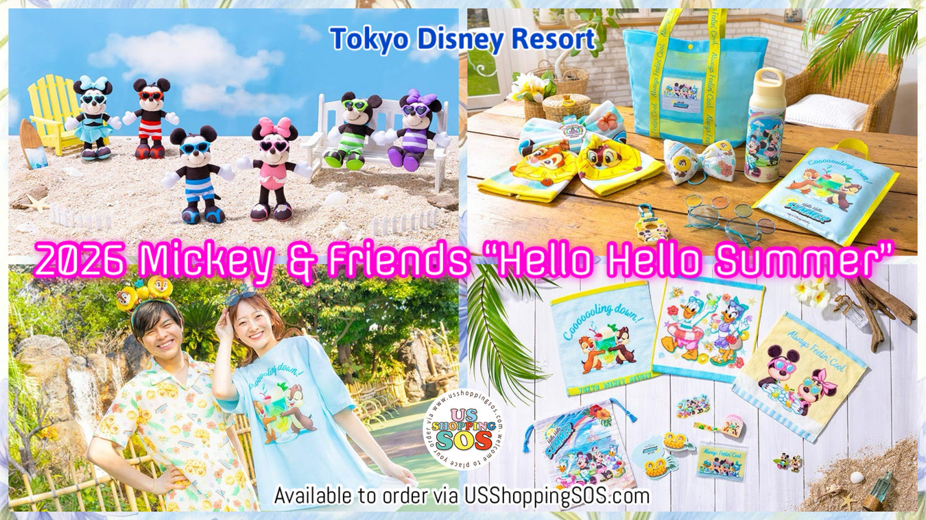 TDR 2026 Mickey & Friends "Hello Hello Summer!!" Collection