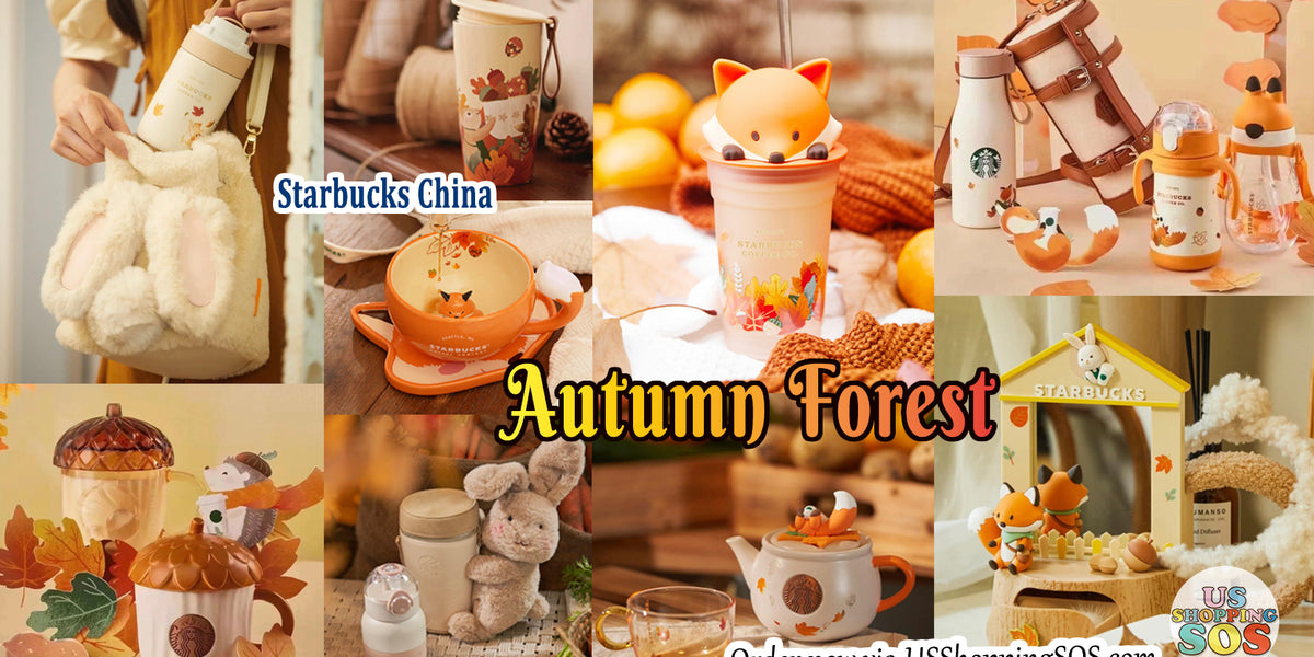 Starbucks 2022 autumn forest Snack Contigo Box Straw Cup 415ml