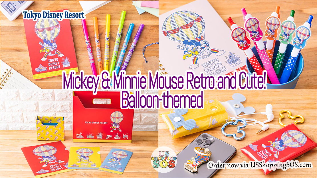 TDR Mickey & Minnie Mouse Retro and Cute! Balloon-themed Collection