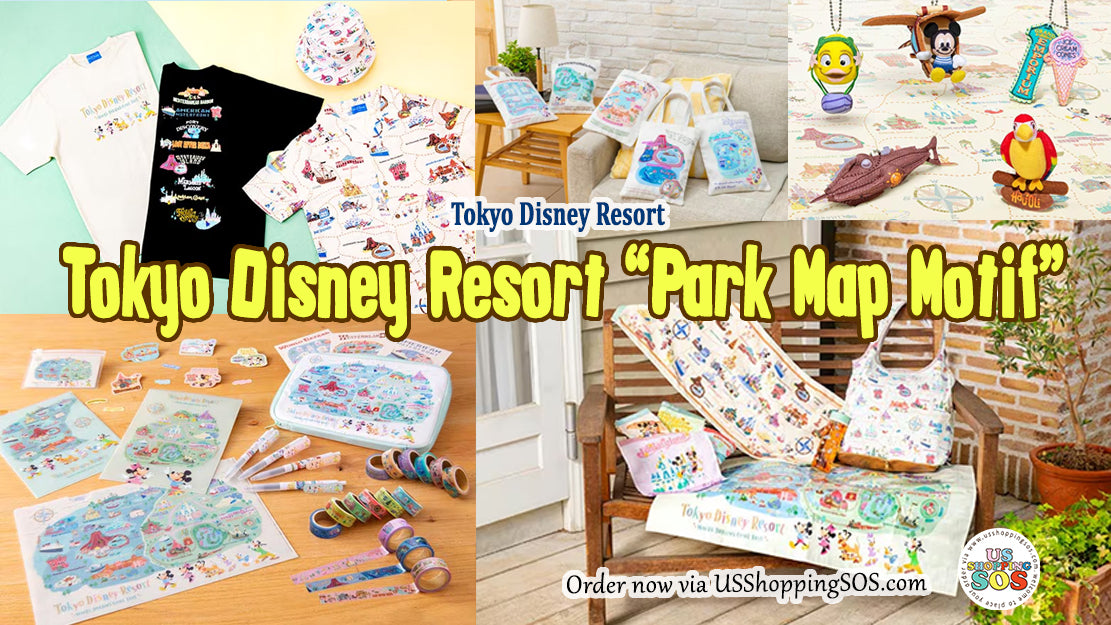 TDR Tokyo Disney Resort "Park Map Motif" Collection