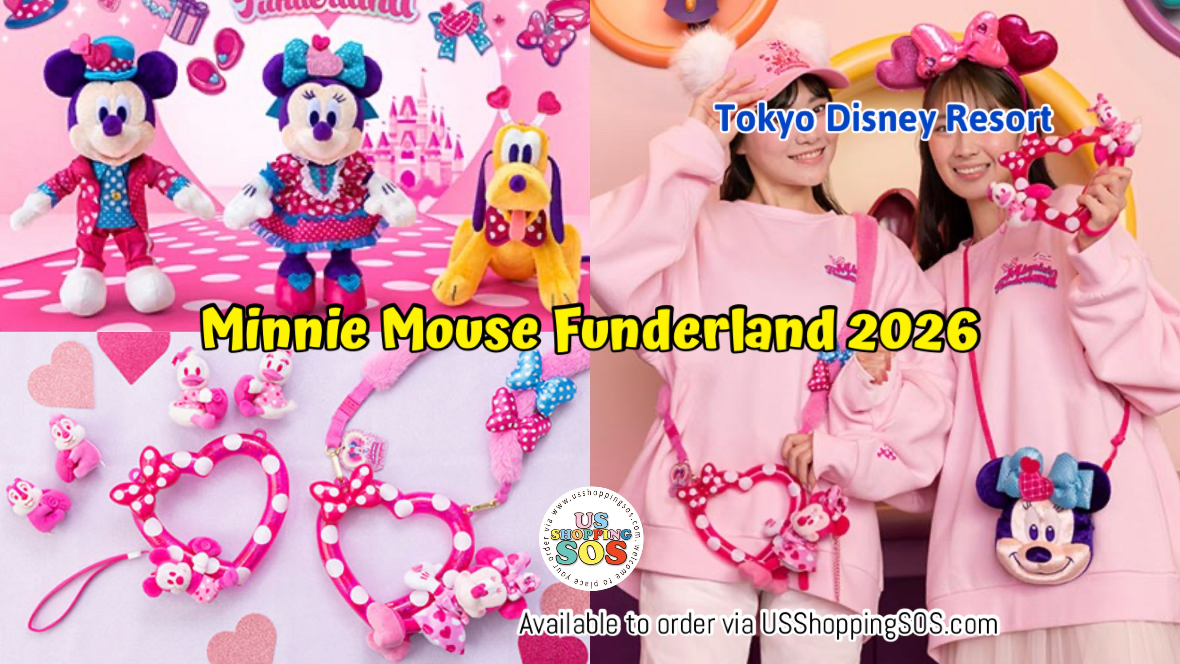 Wef Mouse Collection TDR Minnie Mouse Funderland 2026 Collection — USShoppingSOS