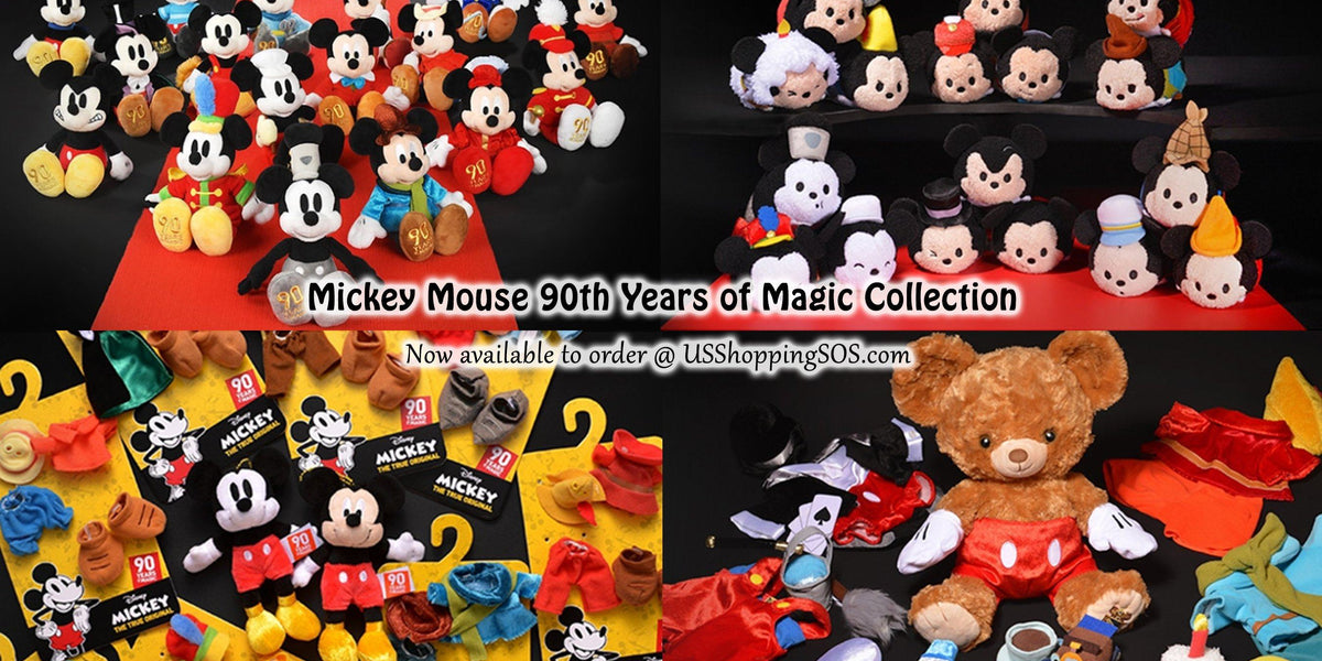 mickey mouse 90 years plush