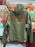 DLR/WDW - Fall Season 2026 - Park Logo Orange Plaid Authentic Castle Original Olive Zip Hoodie Jacket (Adult)