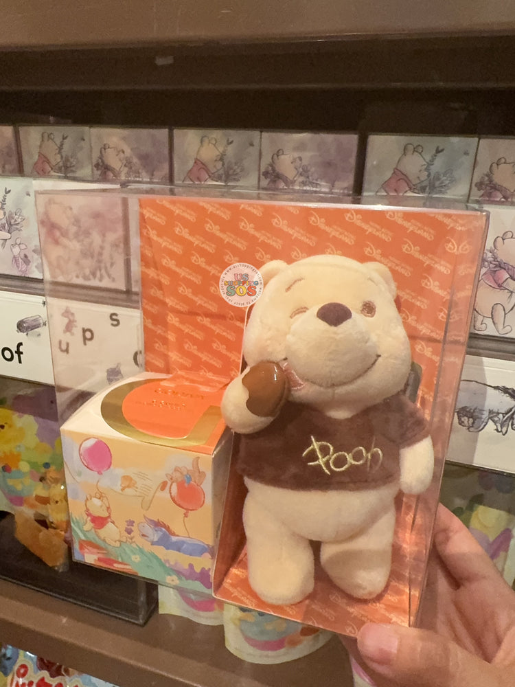 HKDL - 2026 Winnie the Pooh Plush Keychain with Godiva Chocolate Box Set