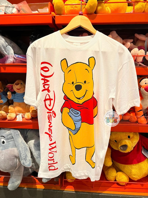 DLR/WDW - Winnie the Pooh & Friends 2026 - Pooh Park Logo Double-Side White Graphic T-shirt (Adult)