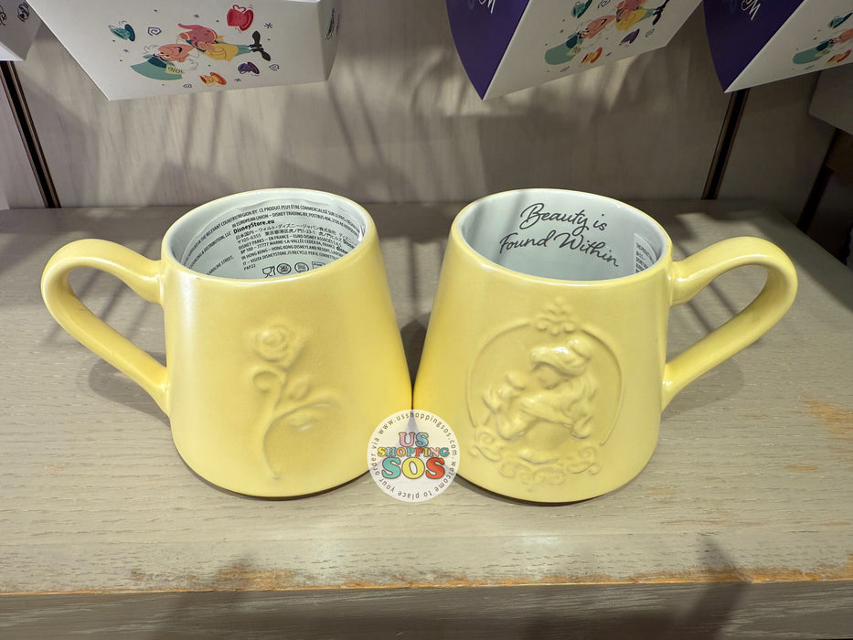 DLR/WDW - Disney Princess Belle “Beauty is Found Within” Butter Yellow Mug