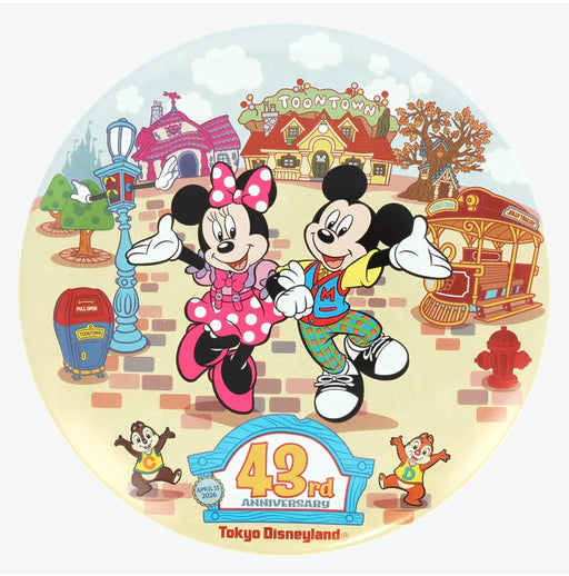 TDR - 2026 Tokyo Disneyland 43rd Anniversary Collection x Mickey Mouse & Friends Button Badge (Release Date: Apr 15, 2026)