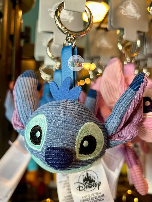 DLR/WDW - Lilo & Stitch - Stitch Face Icon Corduroy Plush Keychain 2026