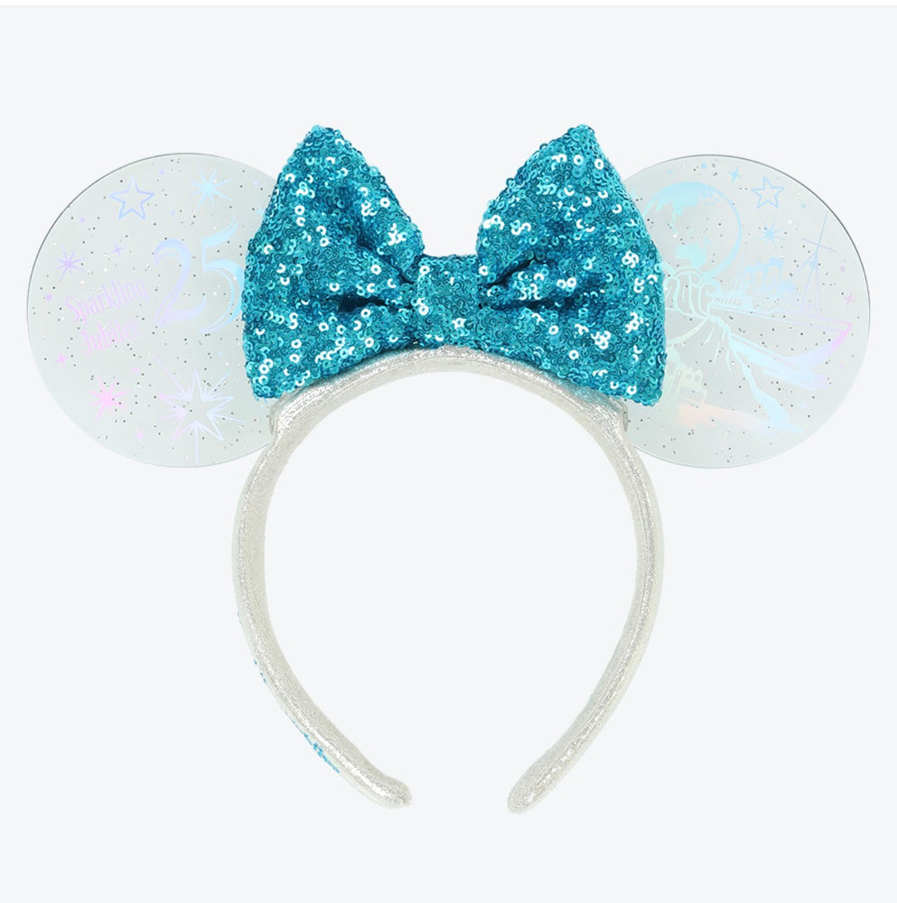 TDR - Tokyo DisneySea 25th Anniversary "Sparkling Jubilee" x Clear Ear Headband (Release Date: Apr 8, 2026)