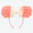 TDR - Minnie Mouse Ruffle ‘Pink & Orange’ Ears Headband (Release Date: Apr 17, 2025)