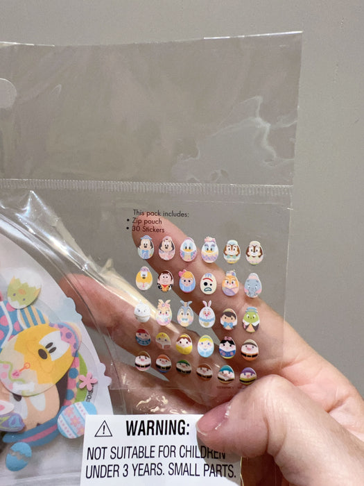 HKDL - Disney Characters with Egg Costume Sticker With Case Set