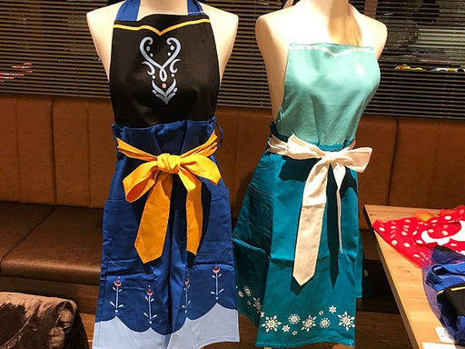 Japan Exclusive - Frozen Anna & Elsa Apron Set of 2