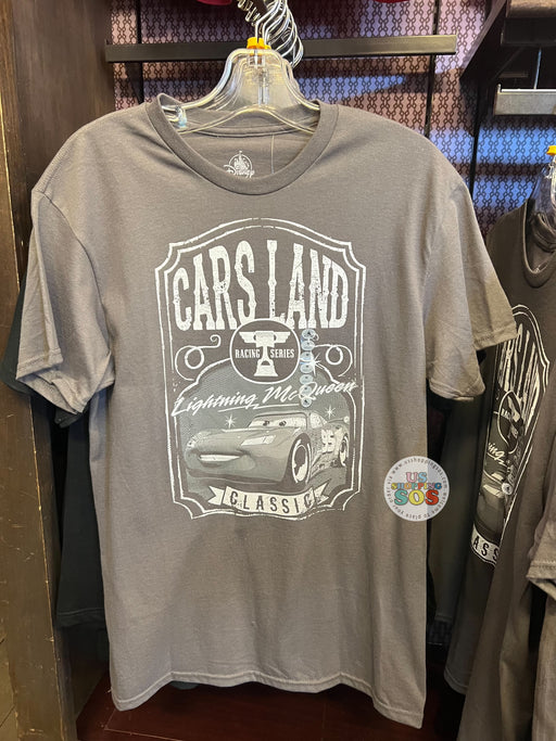 DLR - Cars Land Racing Series Lightning McQueen Grey Graphic Tee (Adult)