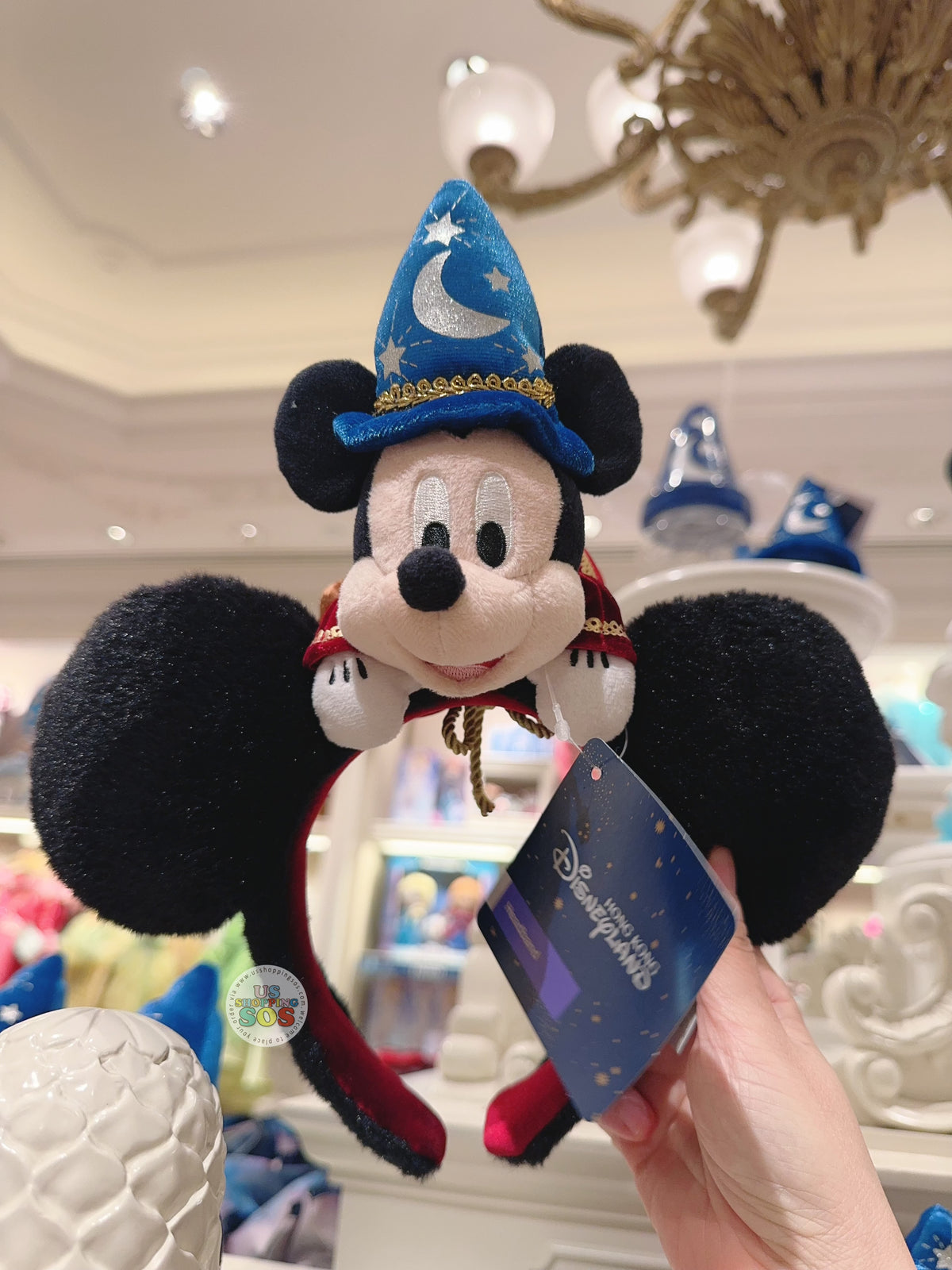 Tokyo Disney Resort Fantasia Sorcerer Mickey Ears Headband The Sorcerer Mickey Mouse Ear Headband is back in stock at  main image 4