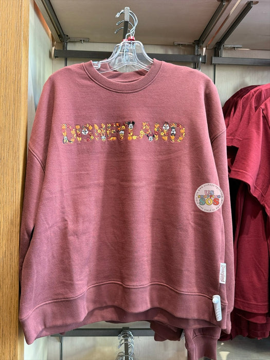 DLR/WDW - Fall Season 2026 - Mickey & Friends Leaves Park Logo Brown Sugar Pullover (Adult)