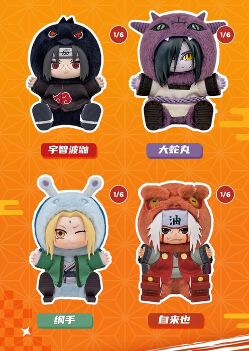 TOPTOY - Naruto: Shippuden Sitting Vinyl Plush Keychain Blind Box (Release Date: Dec 10, 2025)