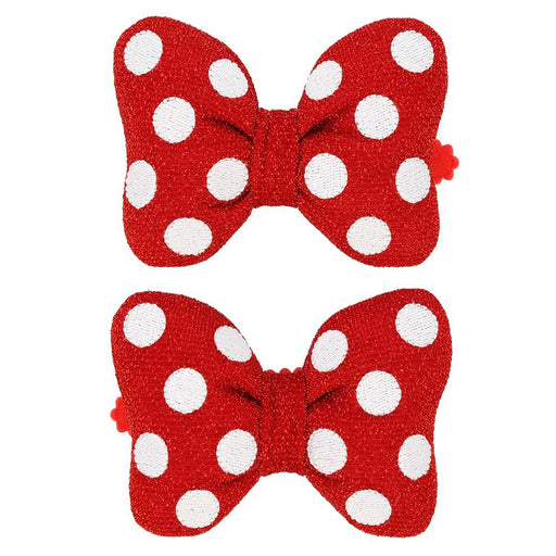 TDR - Minnie Mouse Bow Hair Pins Set of 2 (Color: Red)