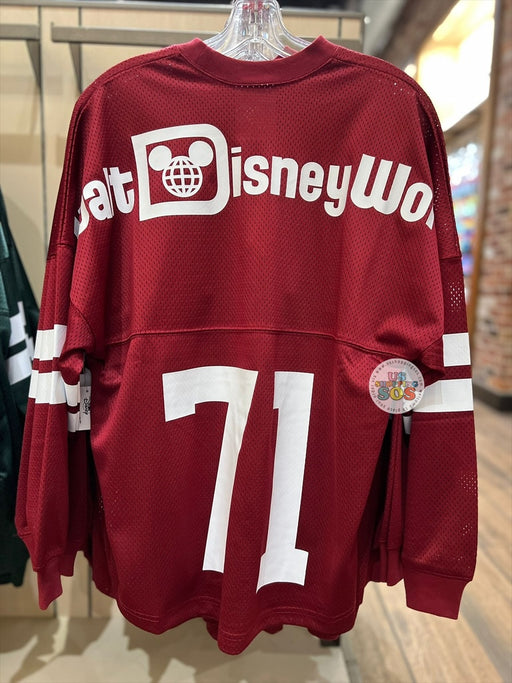 DLR/WDW - Spirit Jersey Park Logo Burgundy Baseball Jersey (Adult)