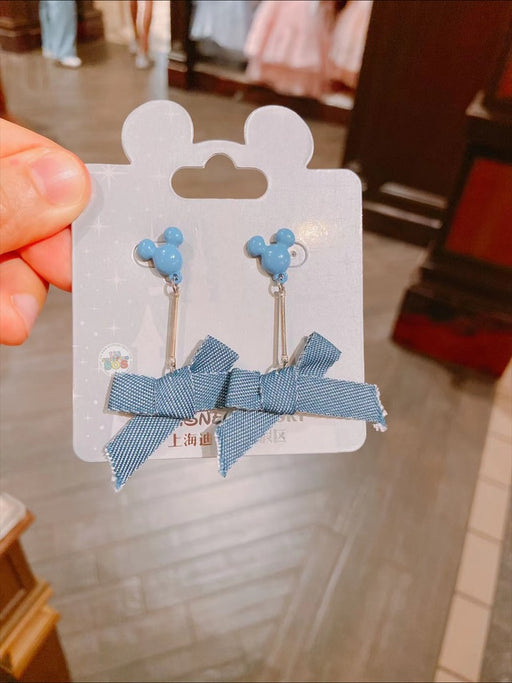 SHDL - Mickey Mouse Denim Style Earrings