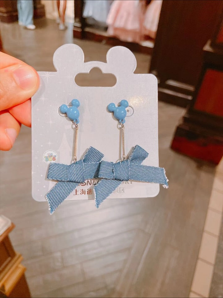 SHDL - Mickey Mouse Denim Style Earrings
