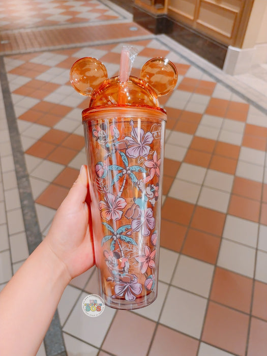 SHDL - Minnie Mouse & Flowers All Over Print with Ear Cold Cup