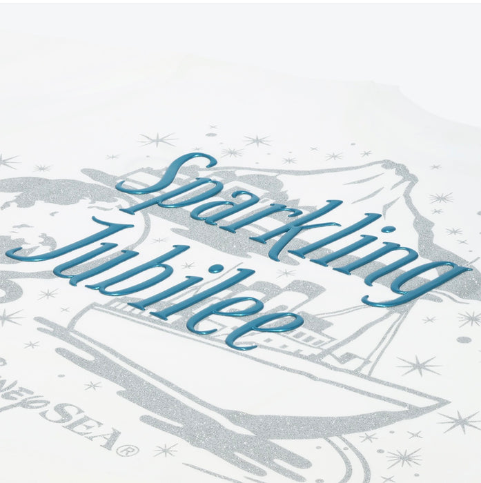 TDR - Tokyo DisneySea 25th Anniversary "Sparkling Jubilee" x White T-shirt (Adult - Unisex One Size) (Release Date: Apr 8, 2026)
