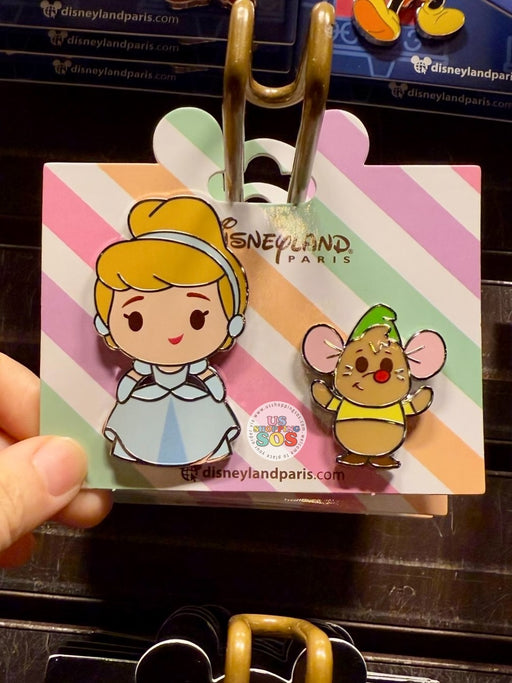 DLP - Disney Princess - Cinderella & Gus Companion Pin Set