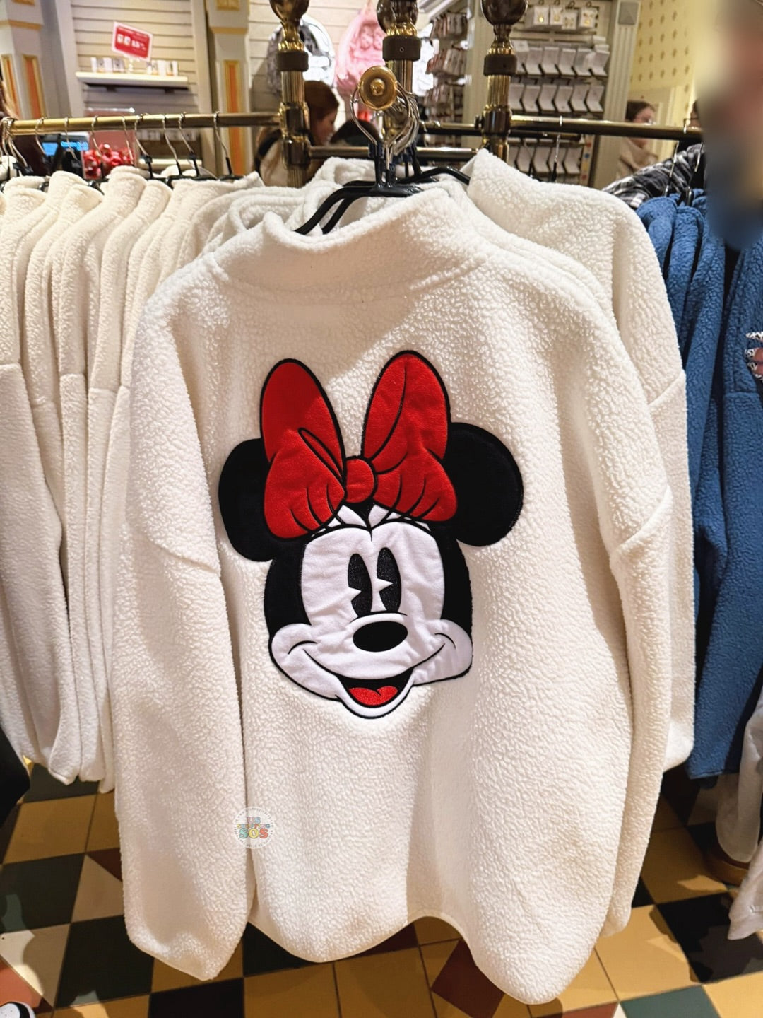 DLP - Minnie Mouse Quarter Zip Sherpa For Adults — USShoppingSOS