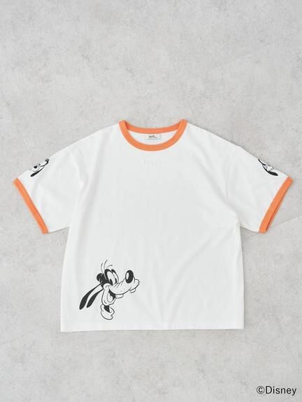 Japan Exclusive - Goofy & Max Goof "Ringer" T Shirt For Adults (Color: Orange)